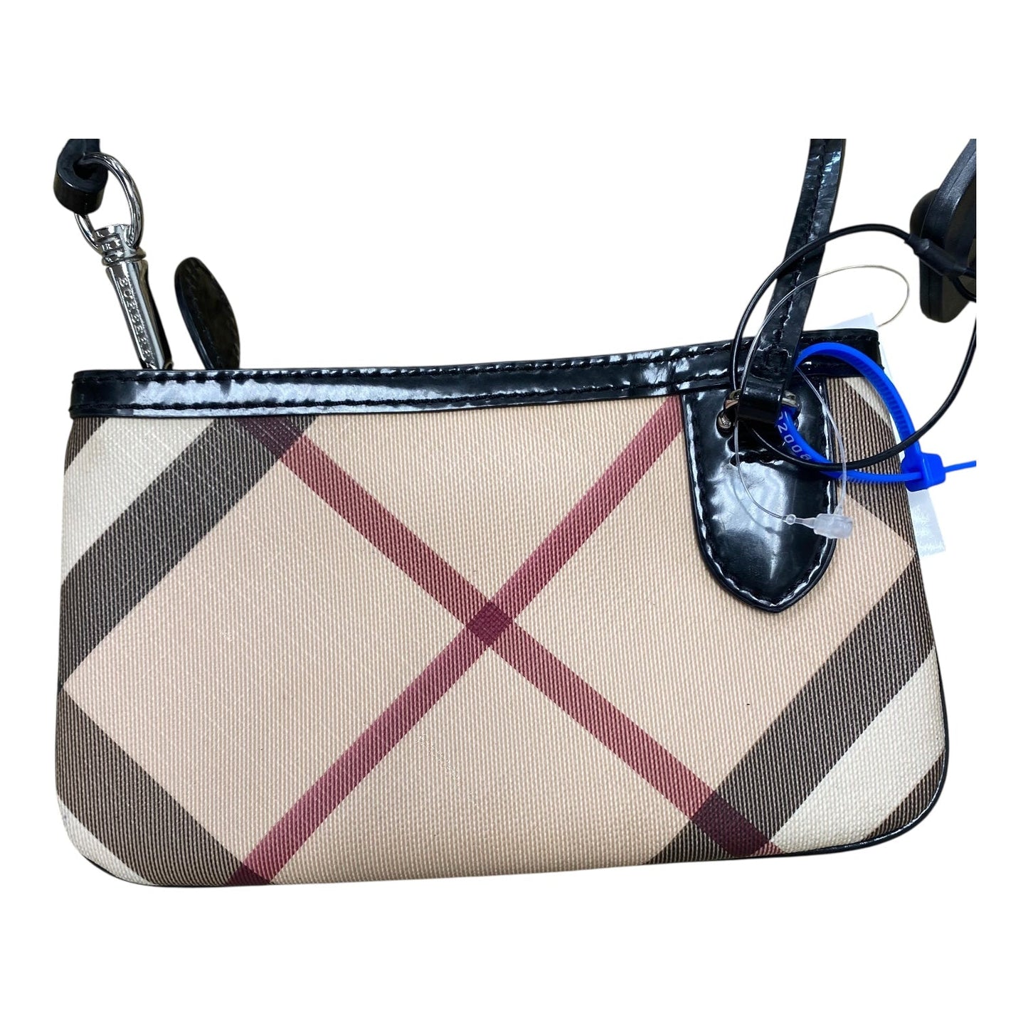 Wristlet Luxury Designer By Burberry In Plaid Pattern, Size:Small