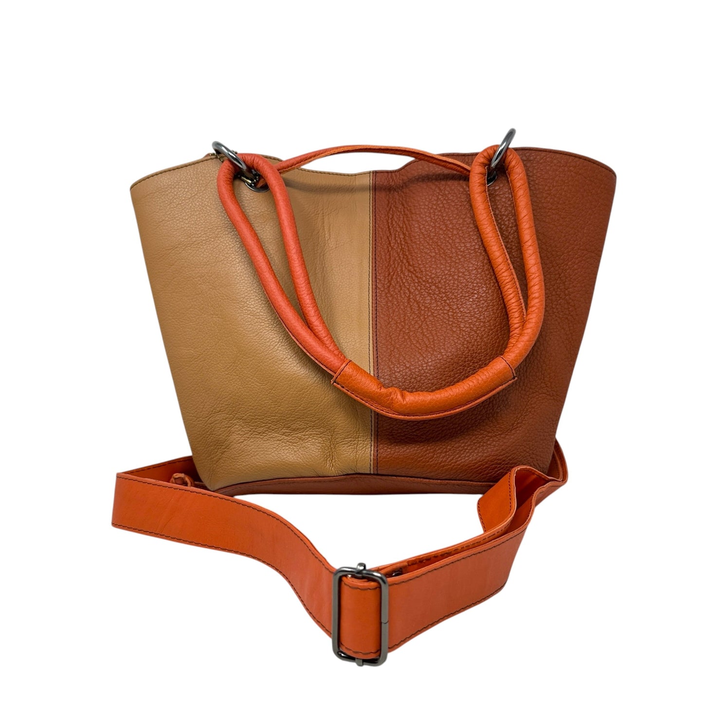 Boston Recycled Leather Tote By Soruka, Size: Medium