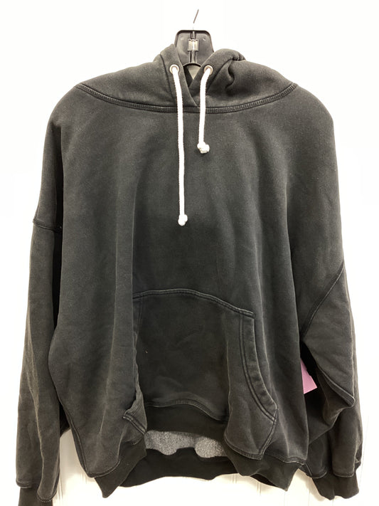 Sweatshirt Hoodie By Free People In Black, Size:M