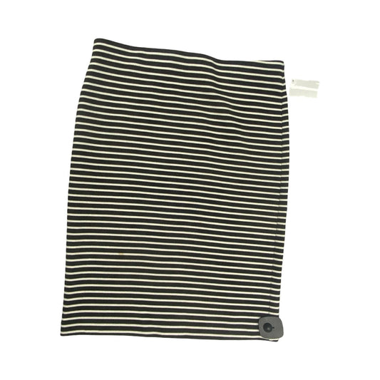 Skirt Midi By Loft In Black & White, Size:S