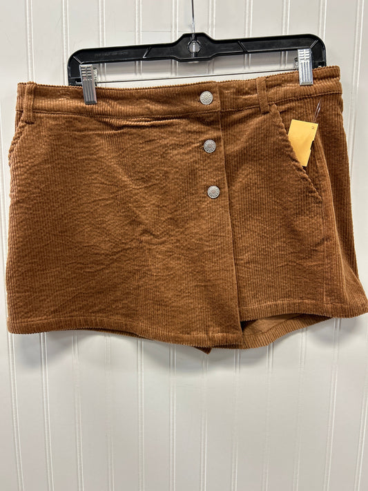 Skort By Sweet Lovely In Brown, Size:M