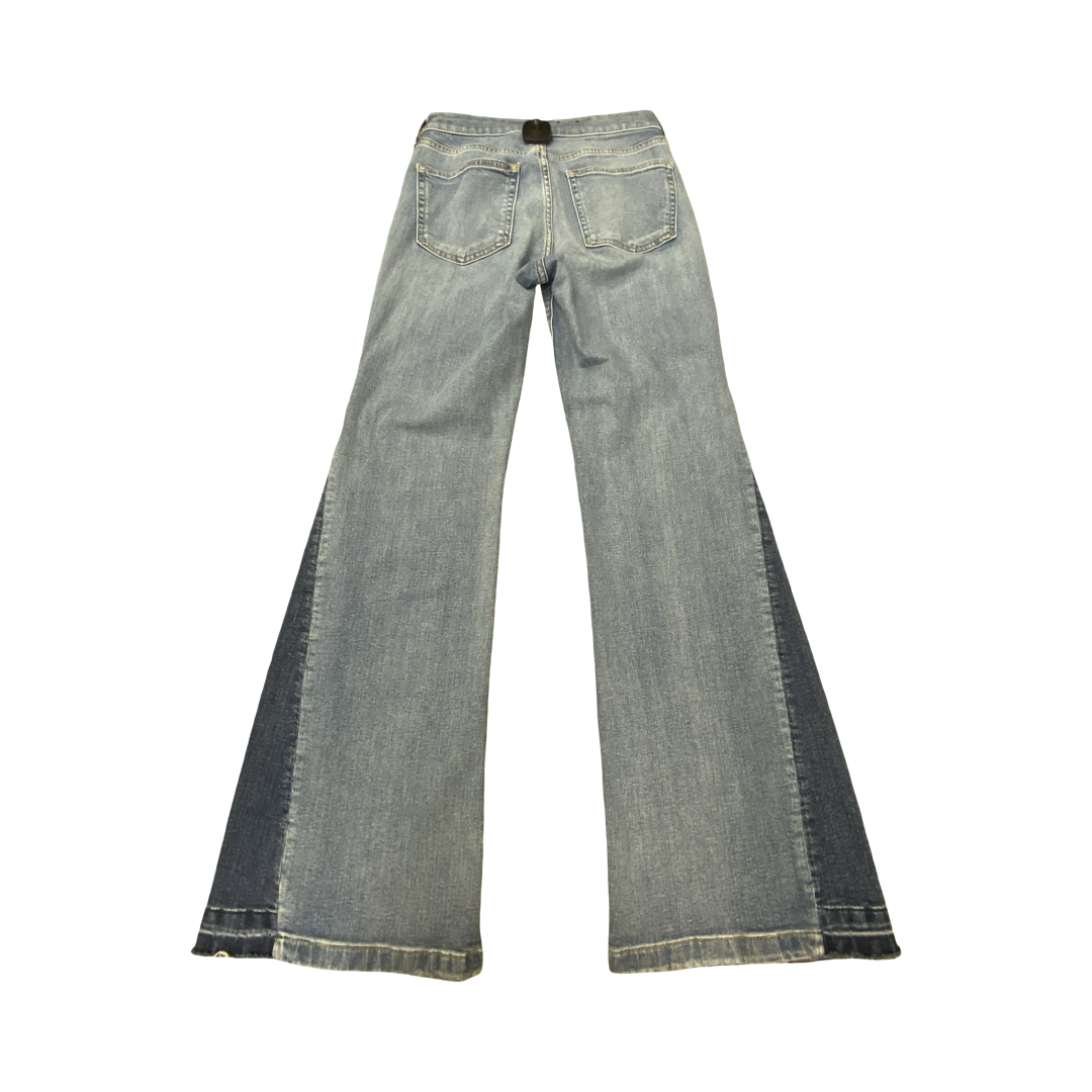 Jeans Flared By Frame In Blue Denim, Size:2