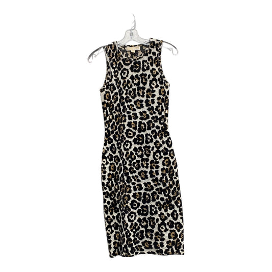 Dress Sweater By Michael By Michael Kors In Animal Print, Size:Xs