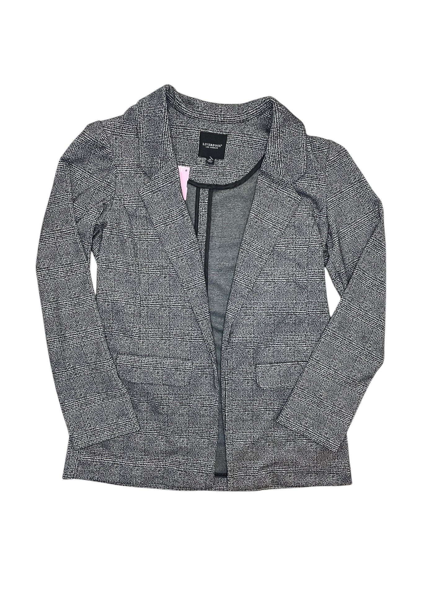 Blazer By Liverpool In Black & White, Size:Xs
