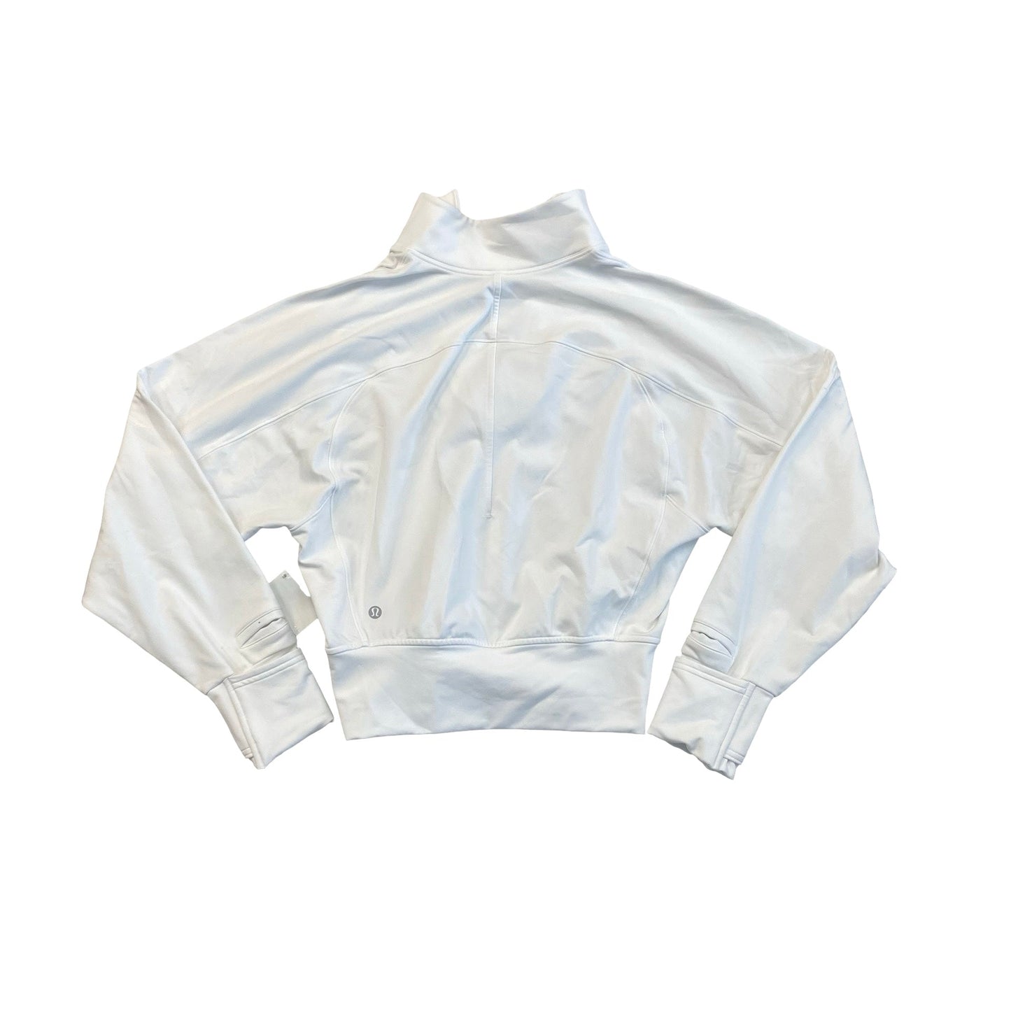 Athletic Sweatshirt Collar By Lululemon In White, Size:2