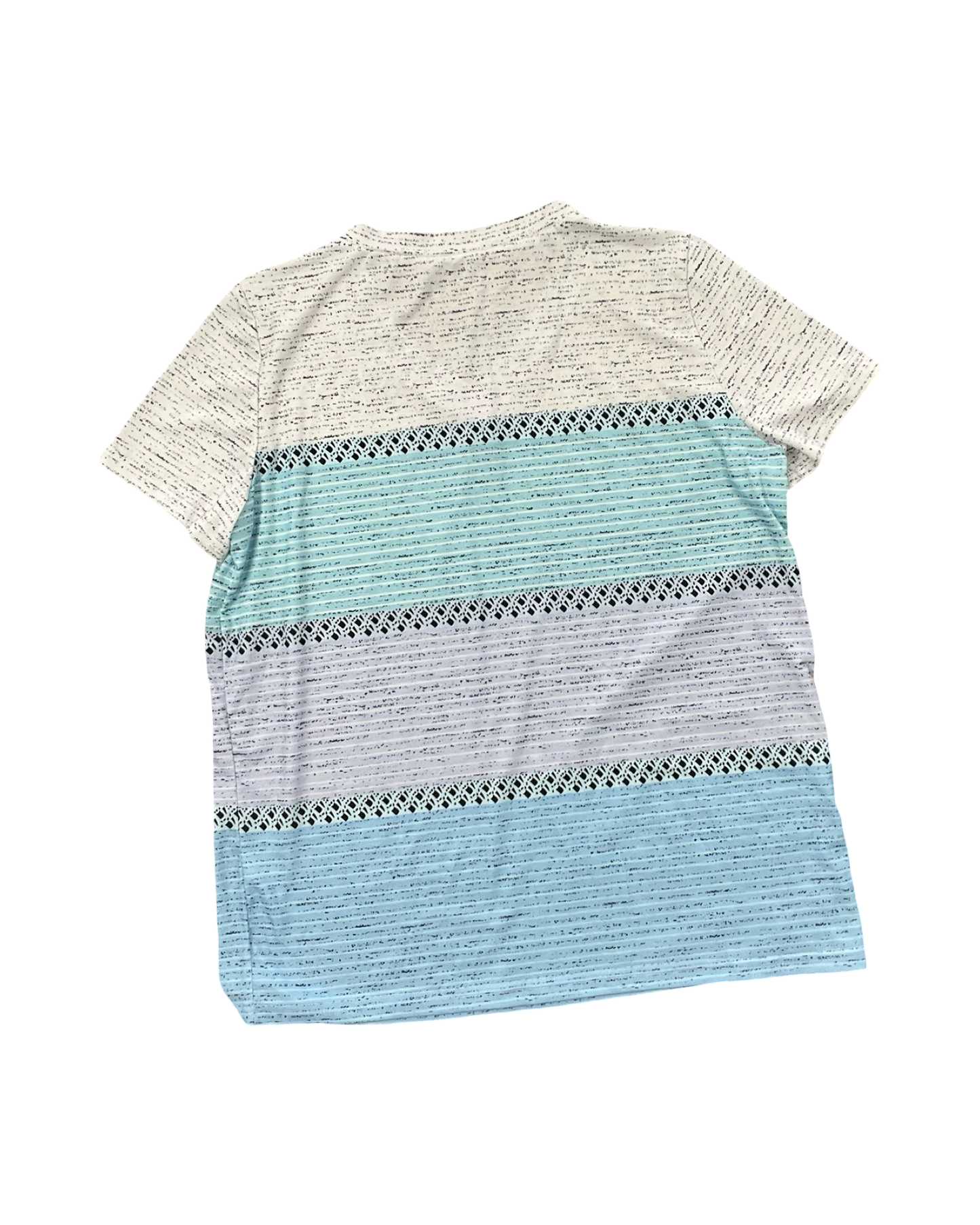 Top Ss By Clothes Mentor In Blue & White, Size:L