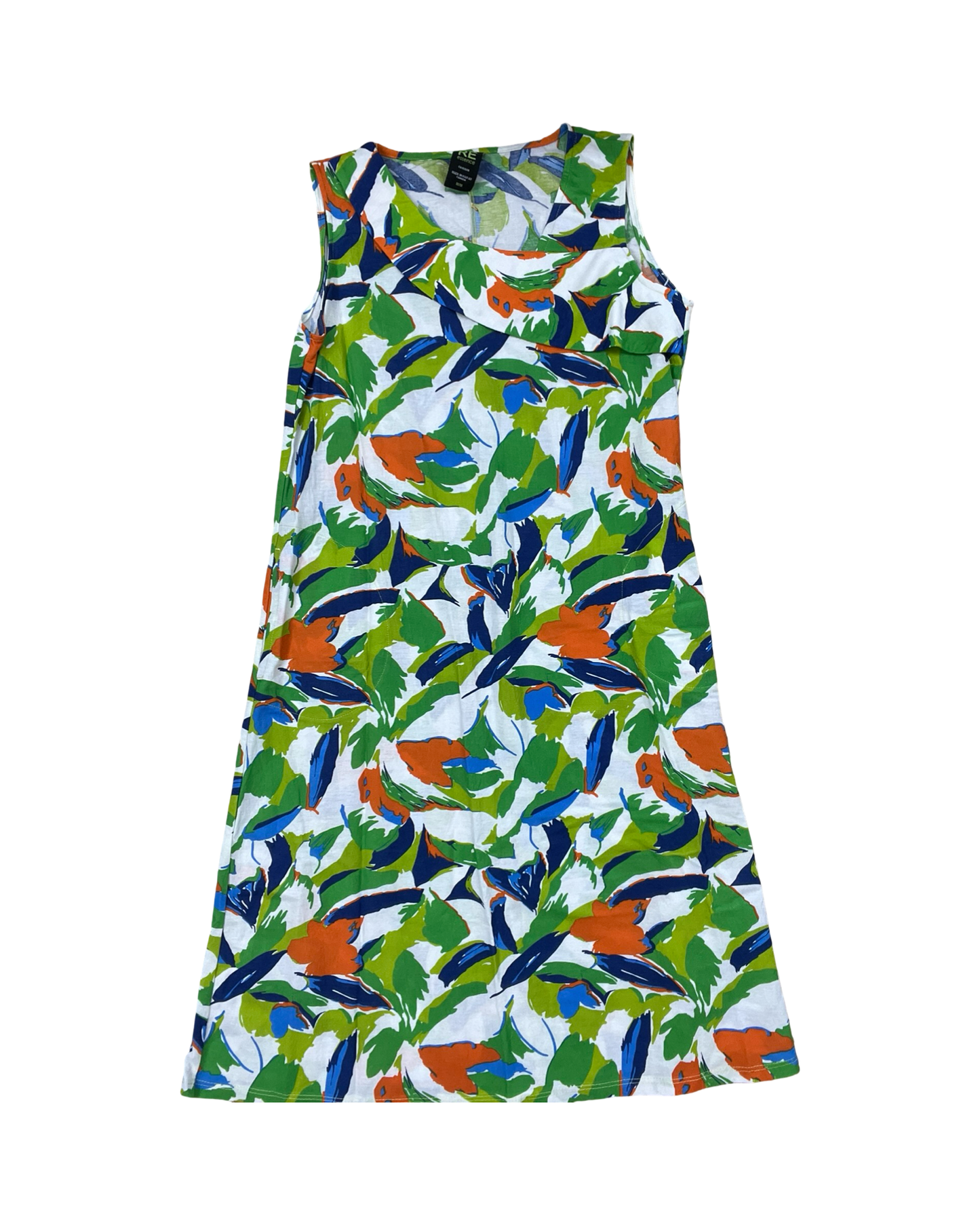 Dress Casual Midi By Clothes Mentor In Tropical Print, Size:M