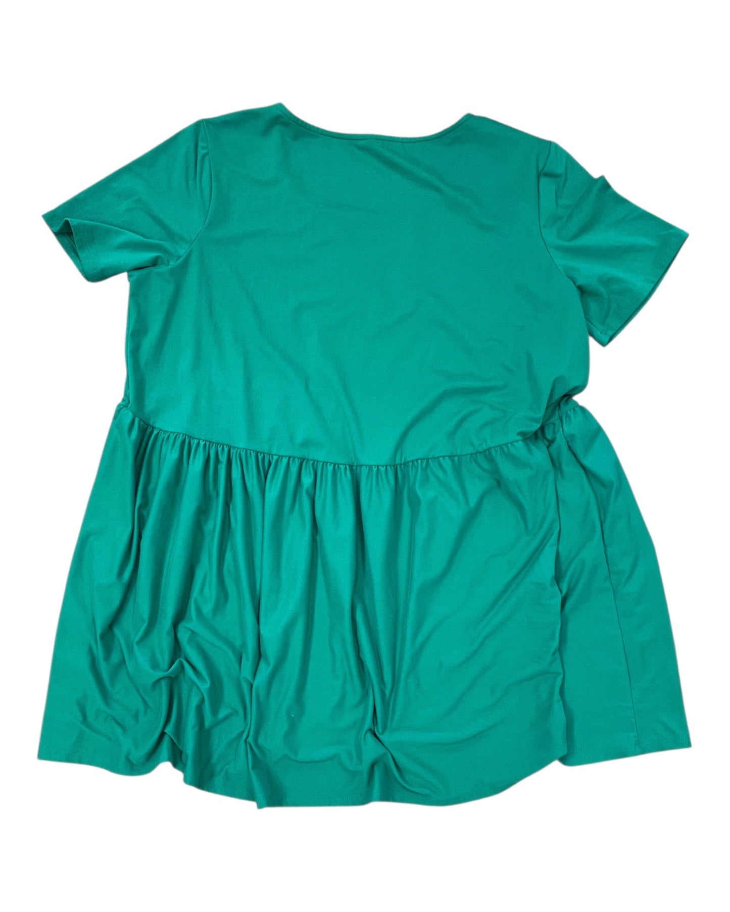 Top Ss By Zenana In Green, Size:1X