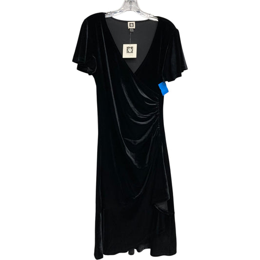 Dress Party Midi By Anne Klein In Black, Size:M
