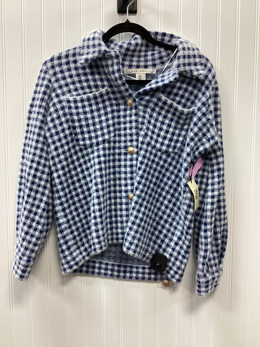 Sweater Cardigan By Max Studio In Blue, Size:S