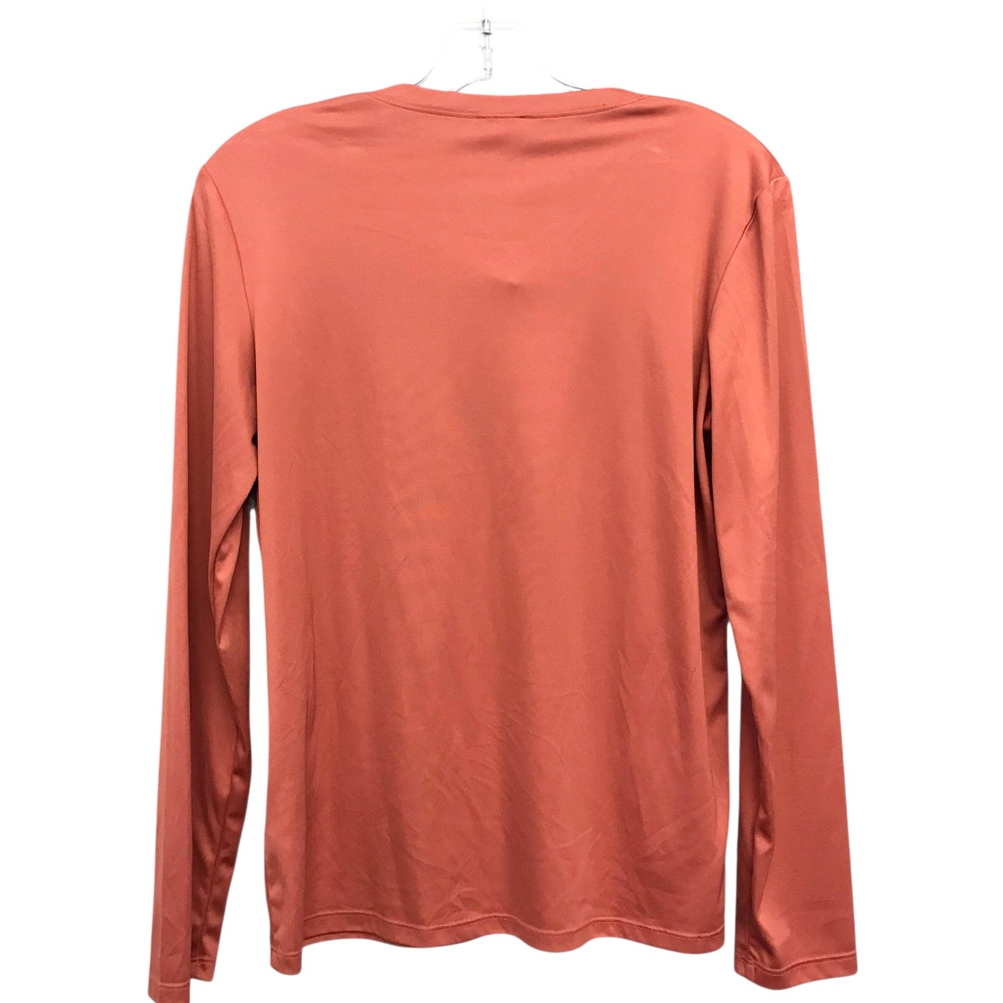 Athletic Top Ls Crewneck By The North Face In Orange, Size:L