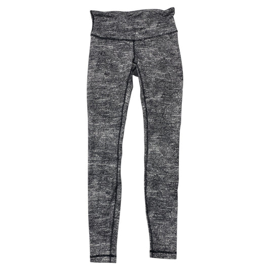 Athletic Leggings By Lululemon In Grey, Size:4