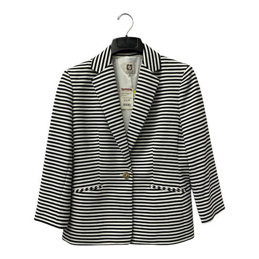 Blazer By Anne Klein In Black & White, Size:M