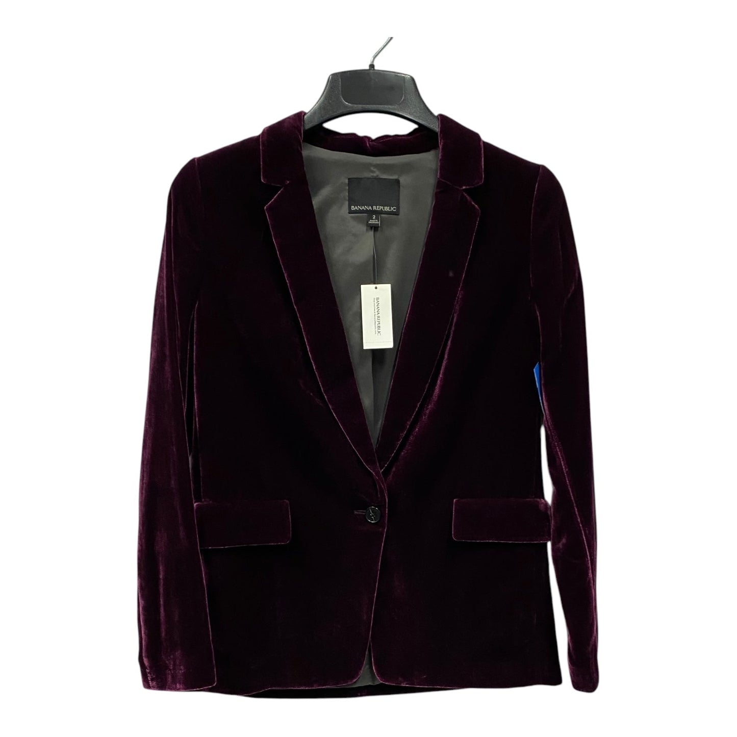 Blazer By Banana Republic In Purple, Size:Xs