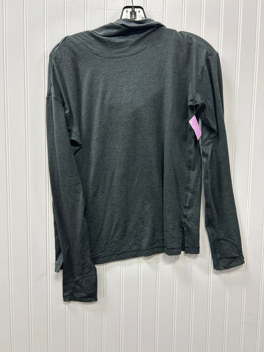 Athletic Top Ls Hoodie By Athleta In Grey, Size:Xs