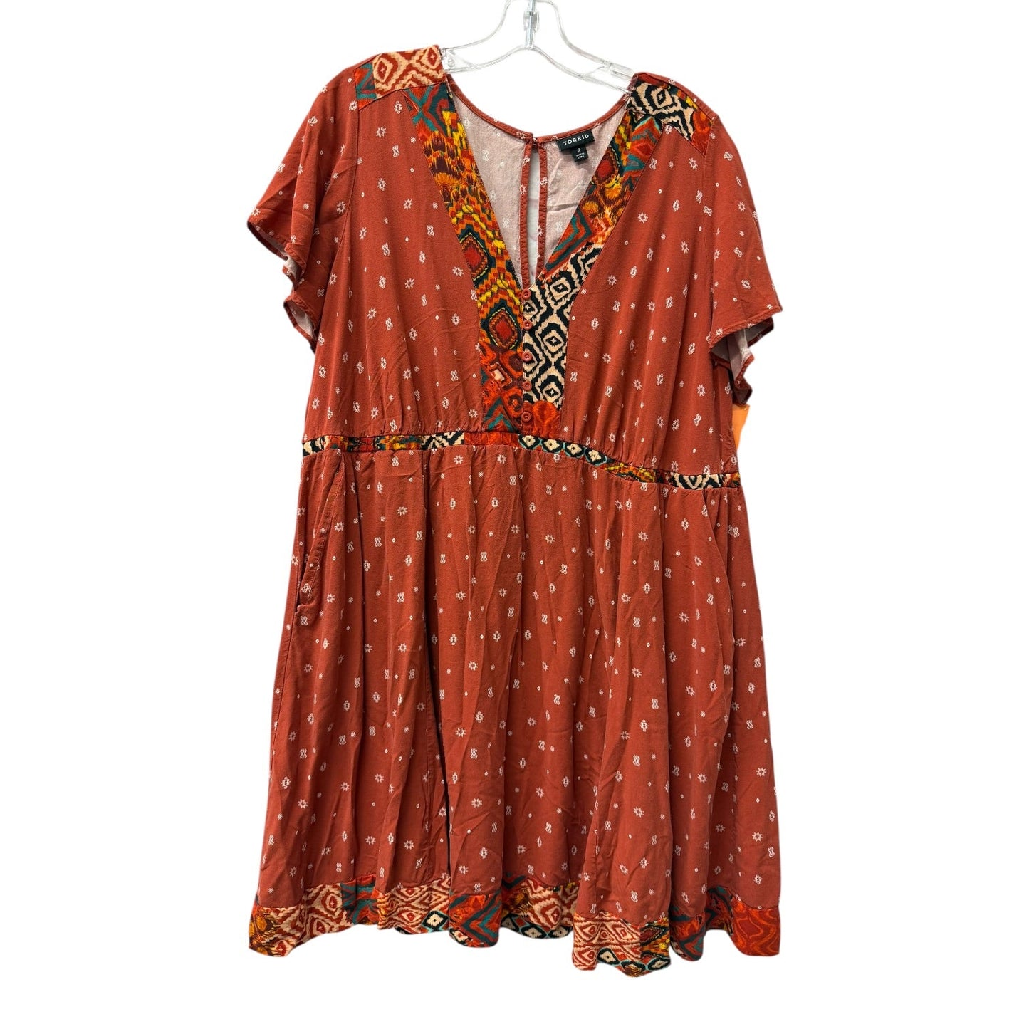 Dress Casual Short By Torrid In Orange, Size:2X