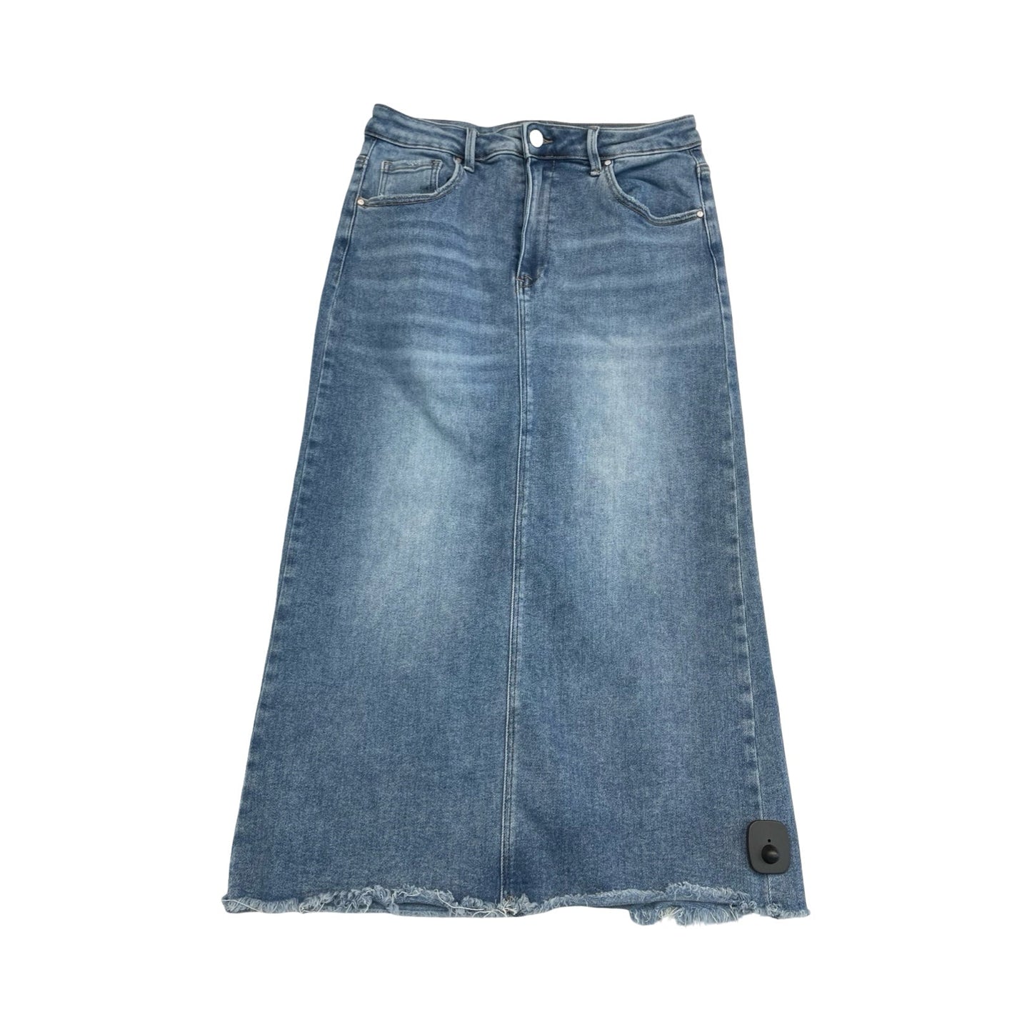 Skirt Maxi By Risen In Blue Denim, Size:L