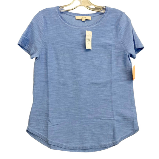 Top Ss Basic By Loft In Blue, Size:S