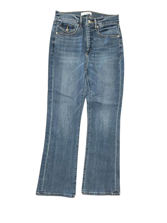 Jeans Cropped By Loft In Blue Denim, Size:0