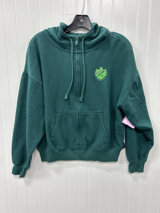 Sweatshirt Hoodie By Pink In Green, Size:Xs