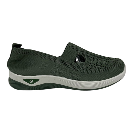 Shoes Flats By Cmf In Green, Size:9.5