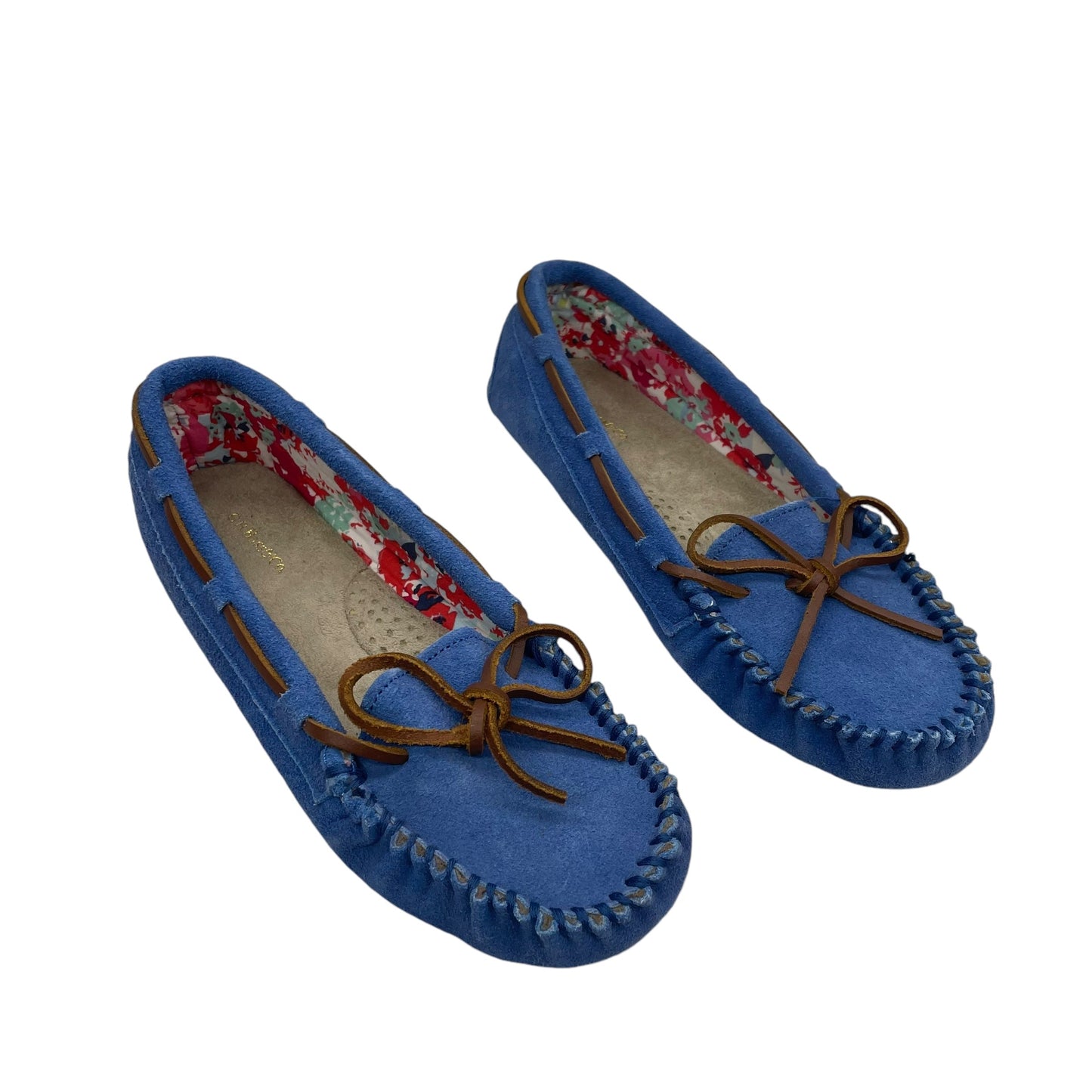 Shoes Flats By Gh Bass And Co In Blue, Size:10