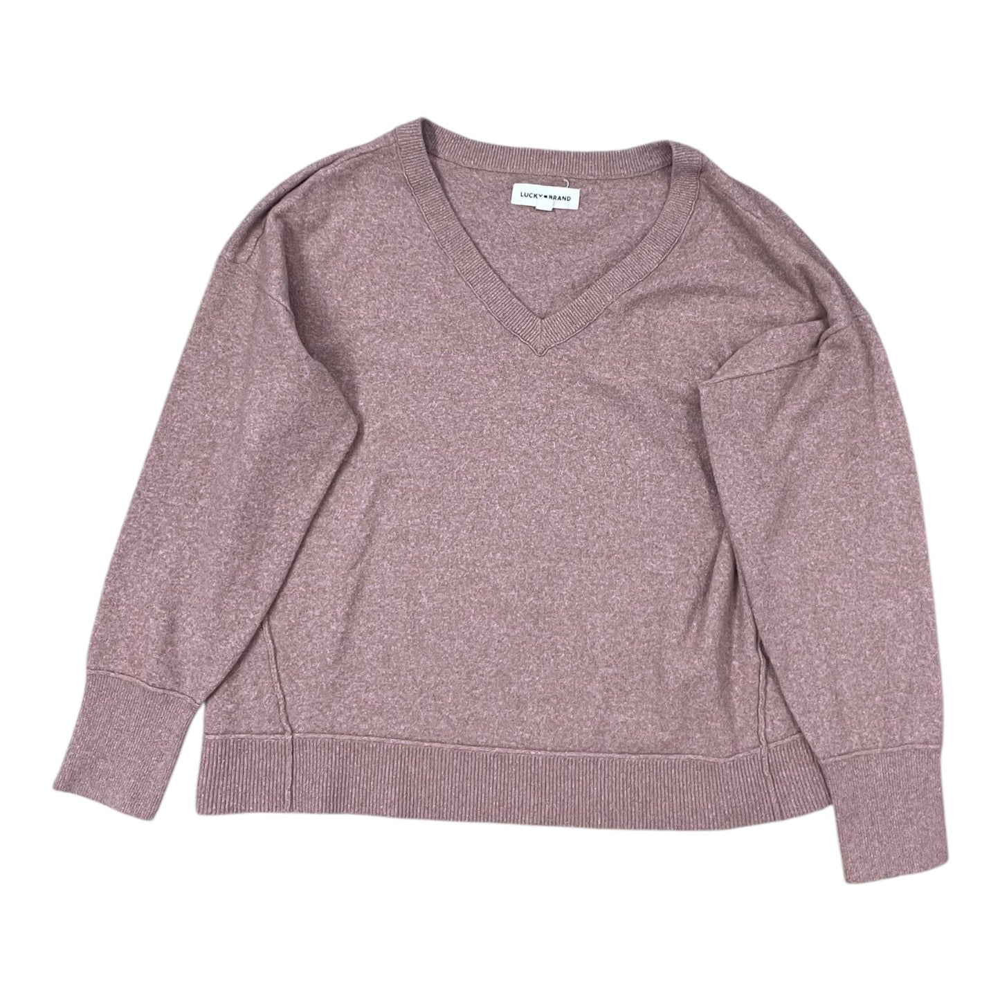 Sweater By Lucky Brand In Pink, Size:L