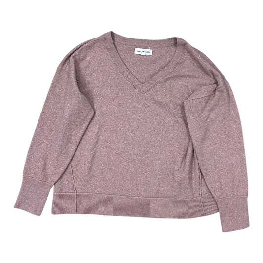 Sweater By Lucky Brand In Pink, Size:L