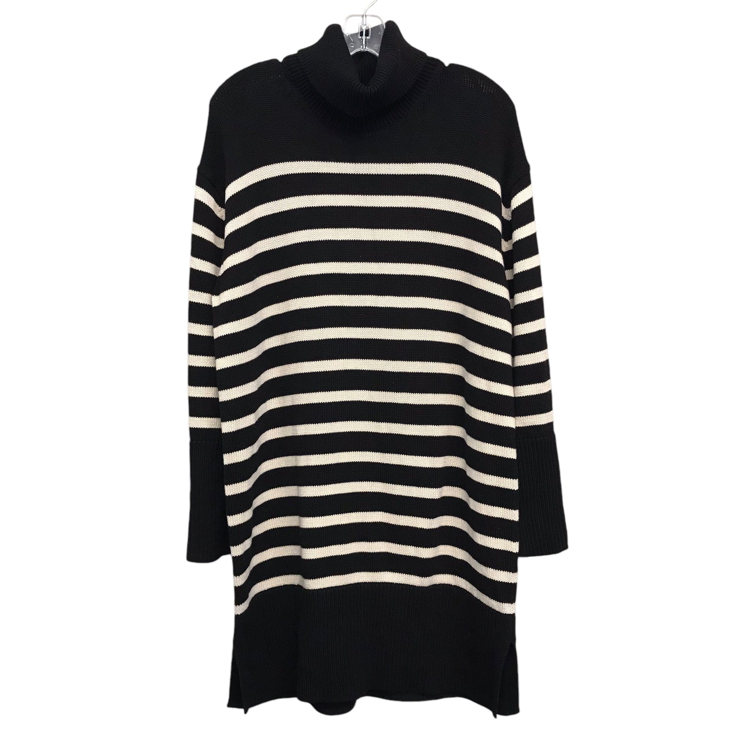 Dress Sweater By Gap In Black & Cream, Size:M