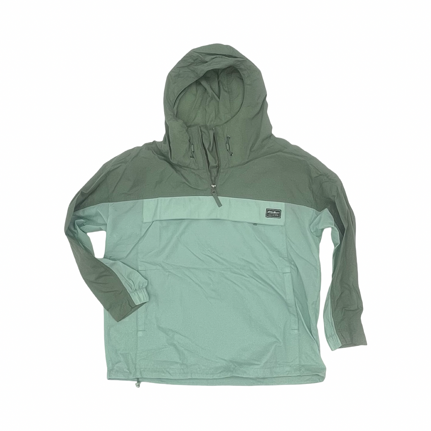 Jacket Windbreaker By Eddie Bauer In Blue, Size:M