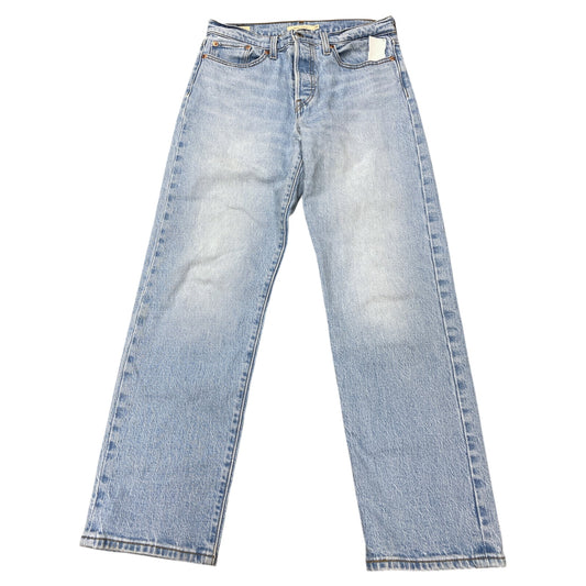 Jeans Straight By Levis In Blue Denim, Size:6