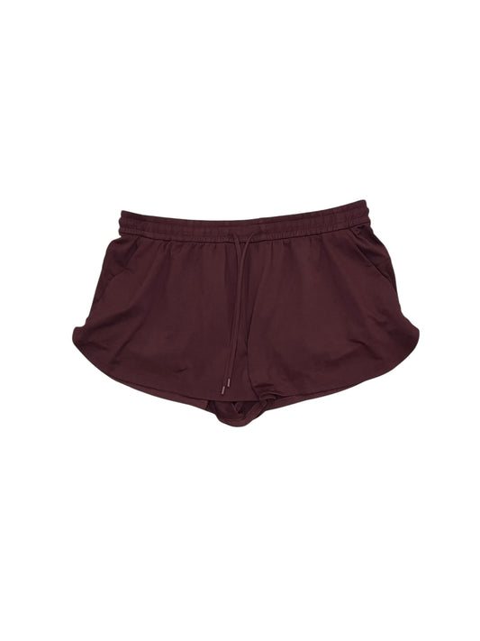 Athletic Shorts By Lululemon In Maroon, Size:Xl