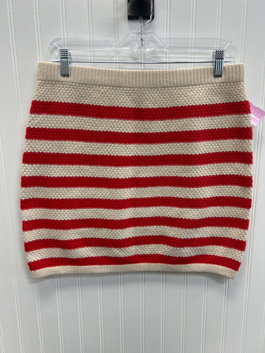 Skirt Maxi By A New Day In Cream & Red, Size:M