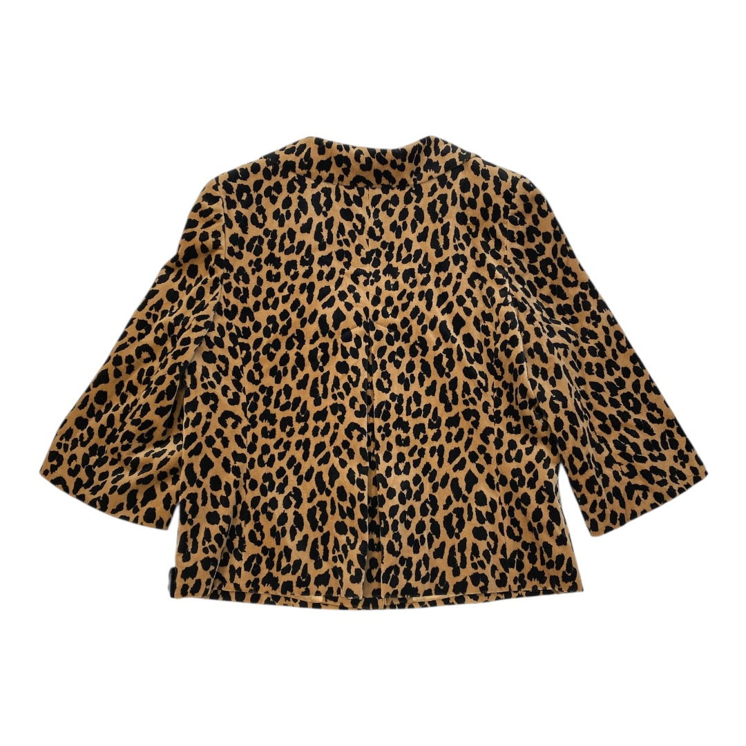 Blazer By Classiques Entier In Animal Print, Size:L