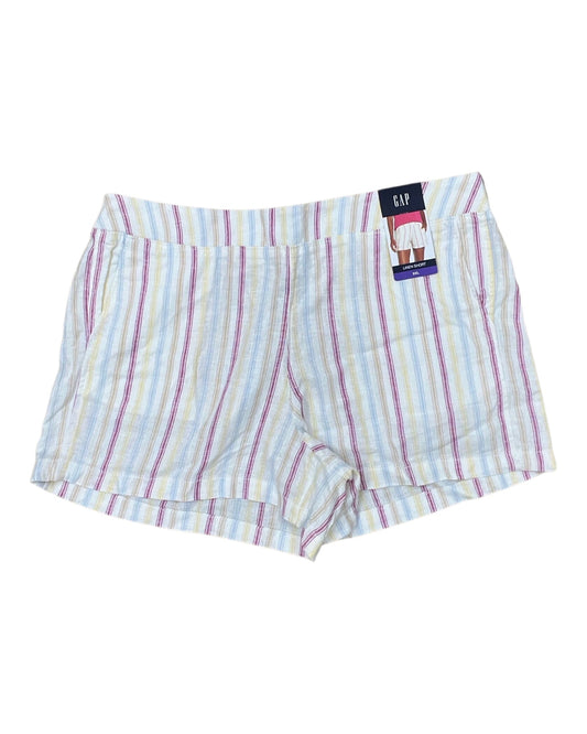 Shorts By Gap In Cream & Purple, Size:Xxl