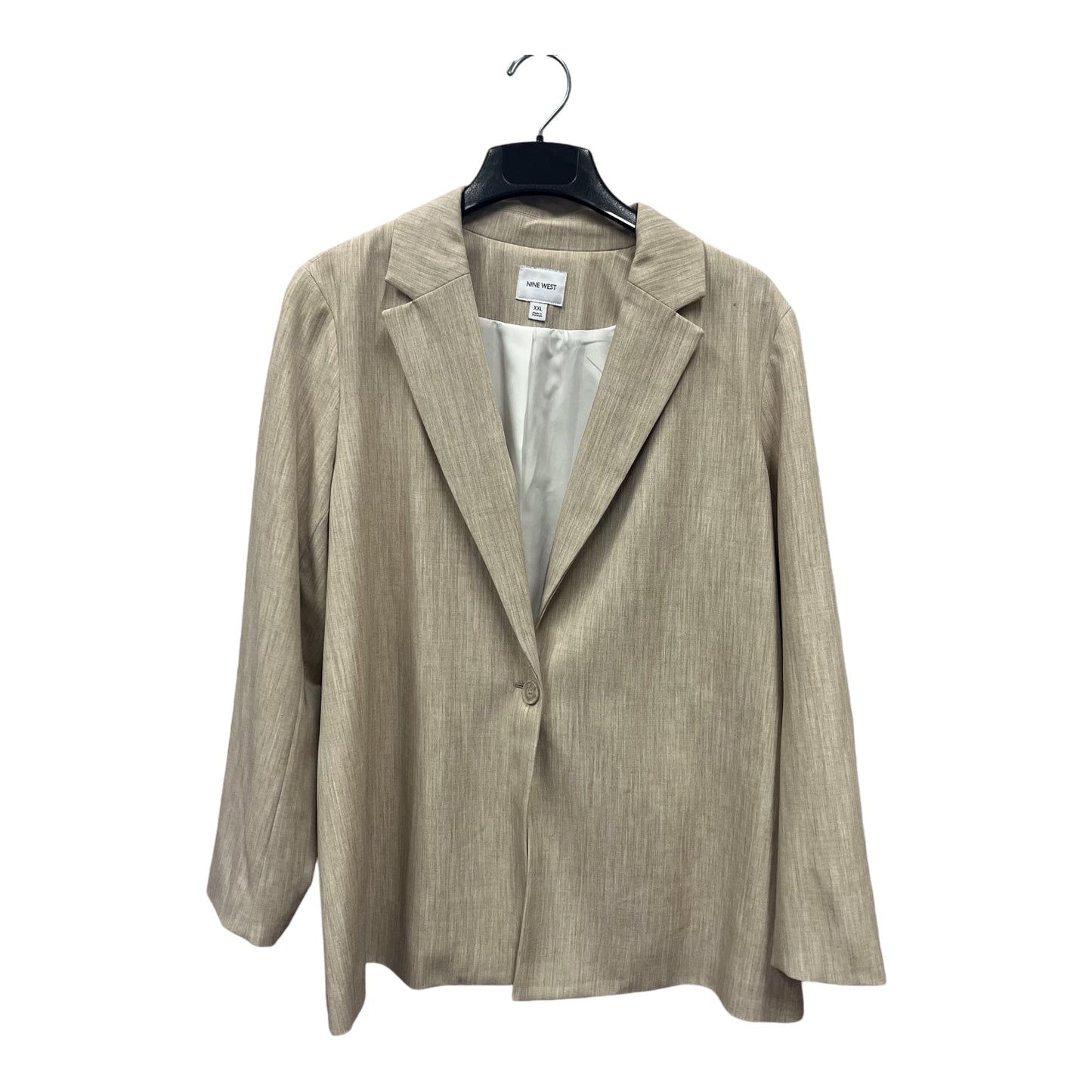 Blazer By Nine West In Tan, Size:1X