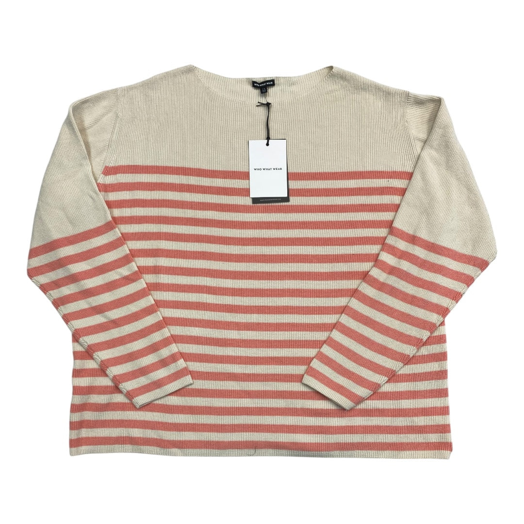 Sweater By Who What Wear In Multi, Size:1X