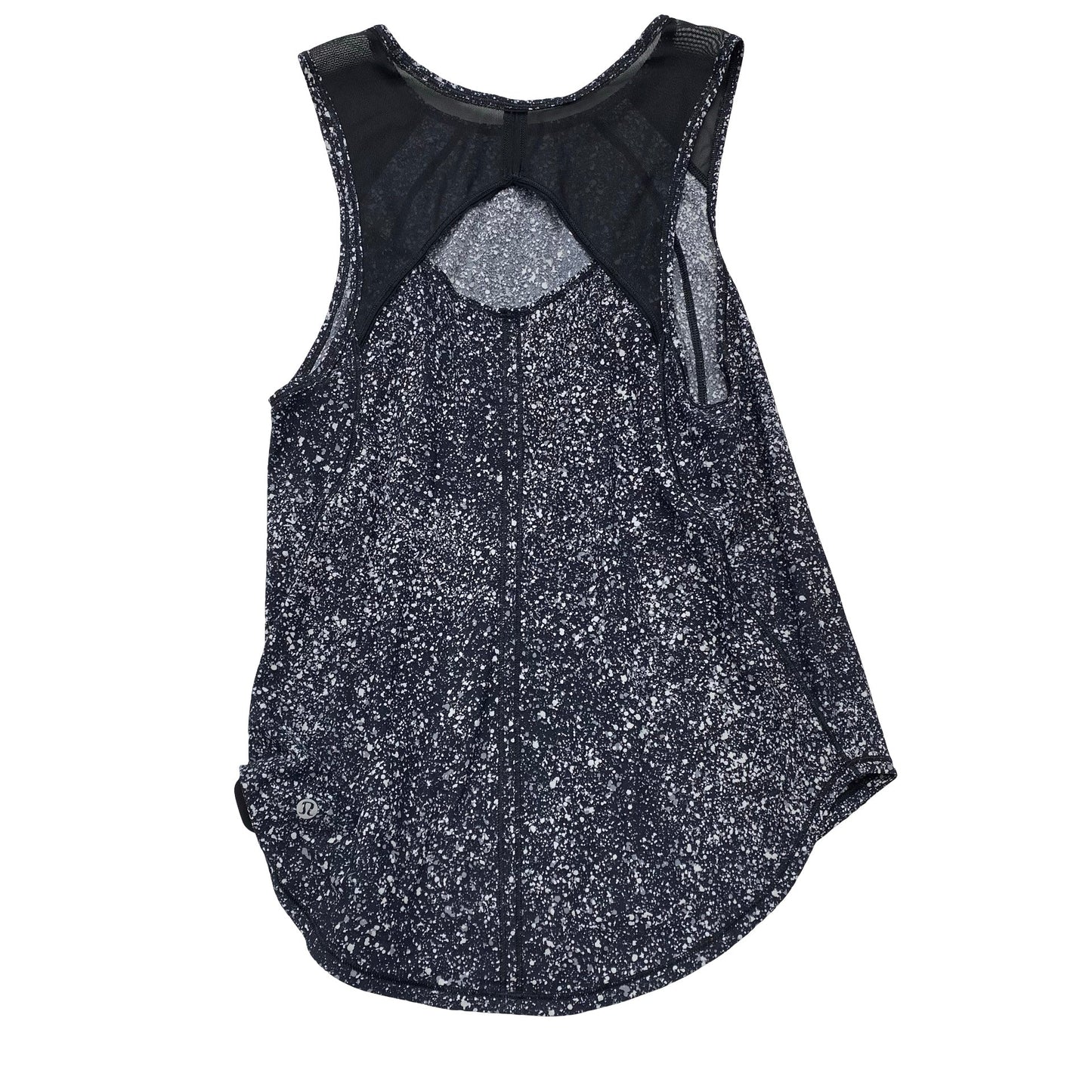 Athletic Tank Top By Lululemon In Black & Grey, Size:S