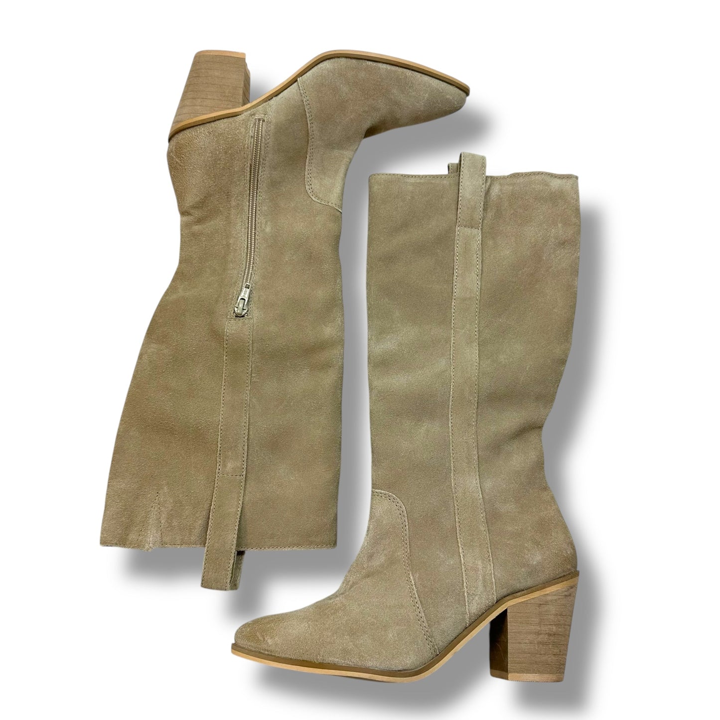 Boots Mid-calf Heels By Matisse In Tan, Size: 7