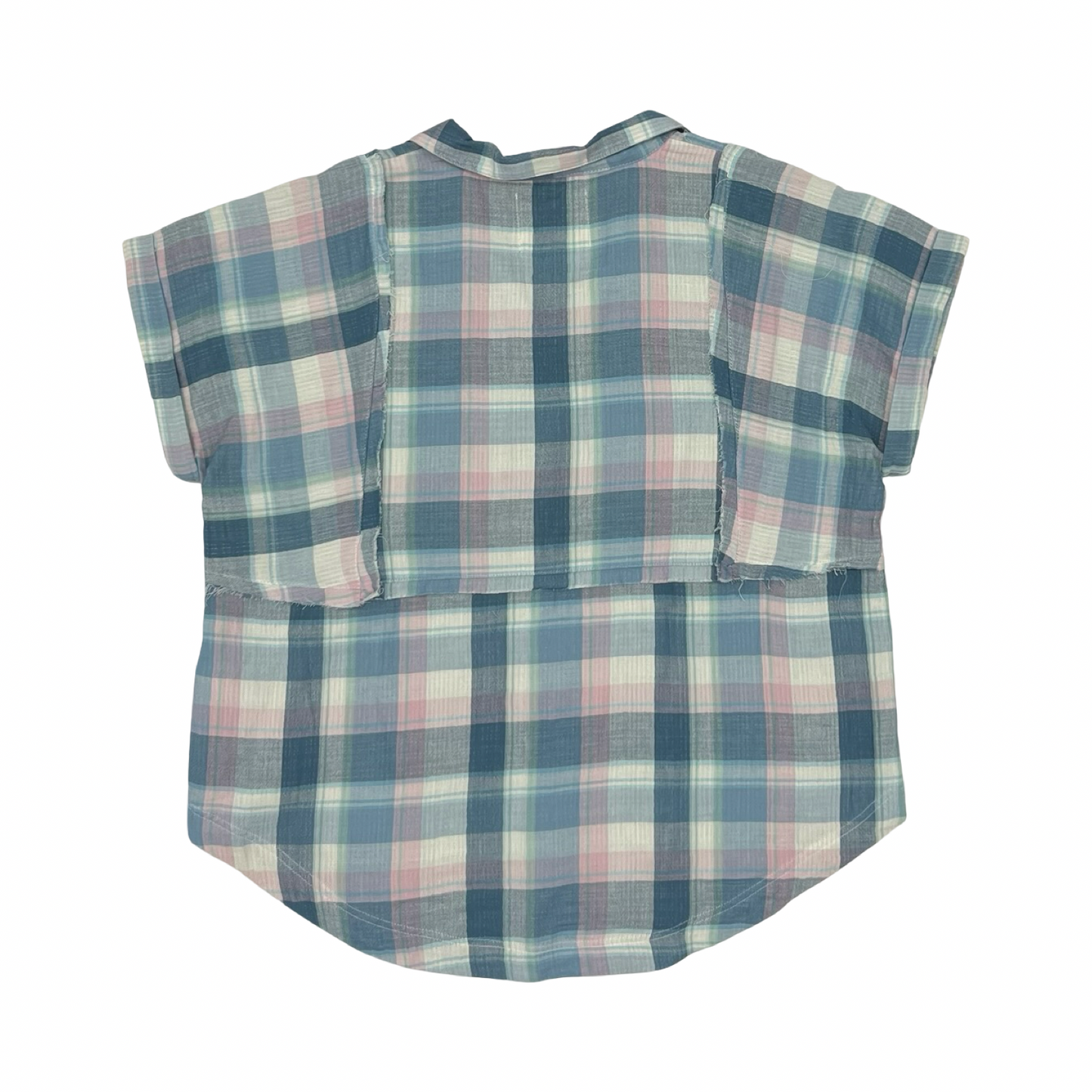 Top Ss By Lucky Brand In Blue & Pink, Size:L