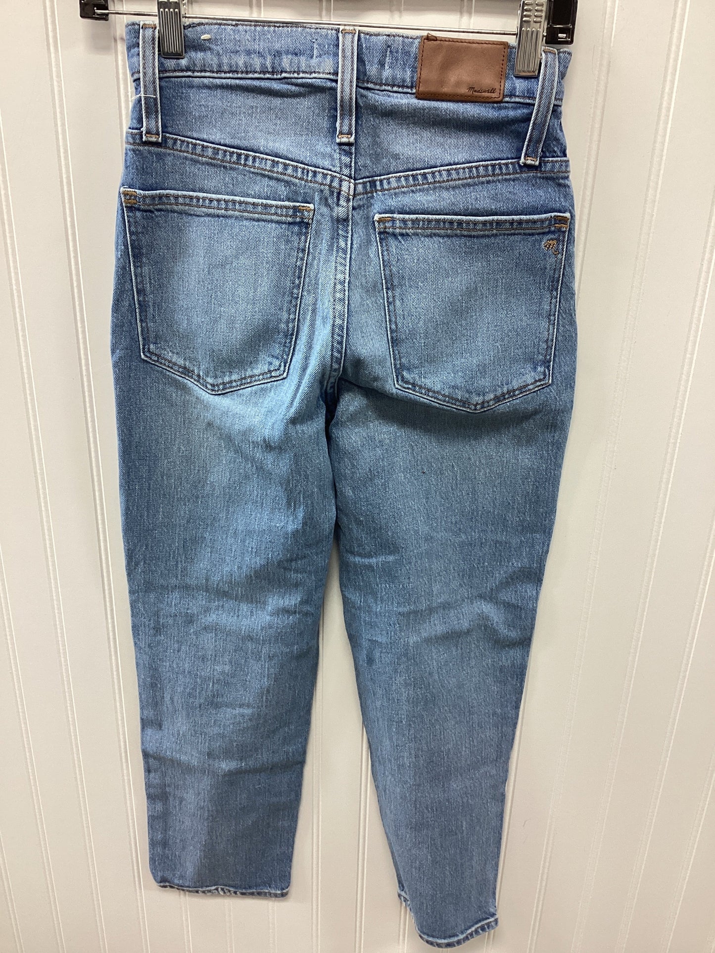 Jeans Wide Leg By Madewell In Blue Denim, Size:0