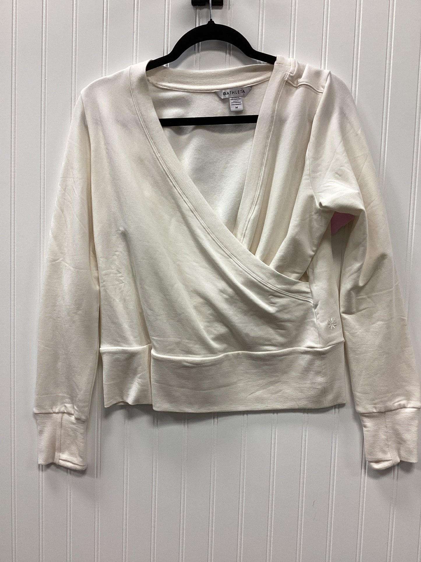 Top Ls By Athleta In Cream, Size:M