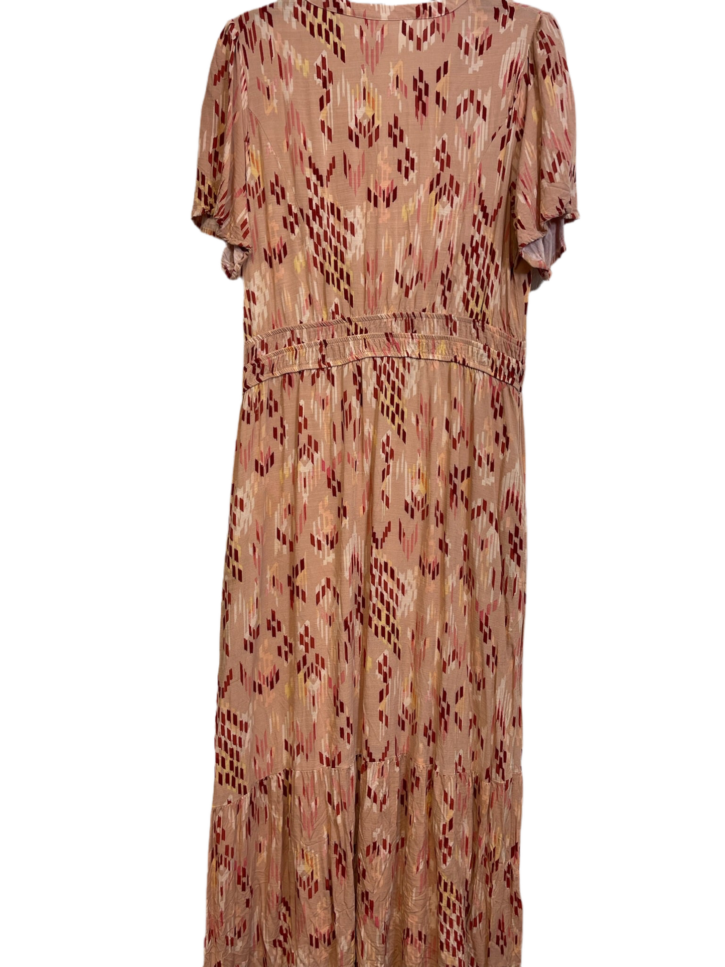 Coral Dress Casual Maxi Knox Rose, Size L