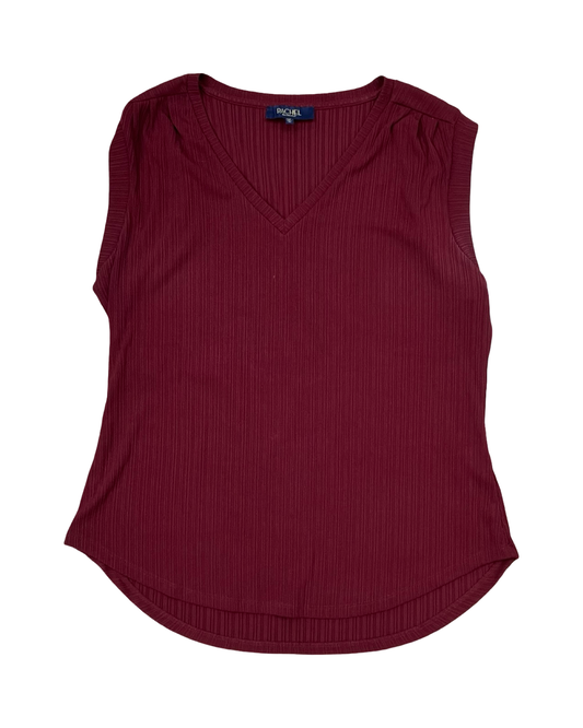 Top Sleeveless By Rachel Roy In Red, Size:Xl
