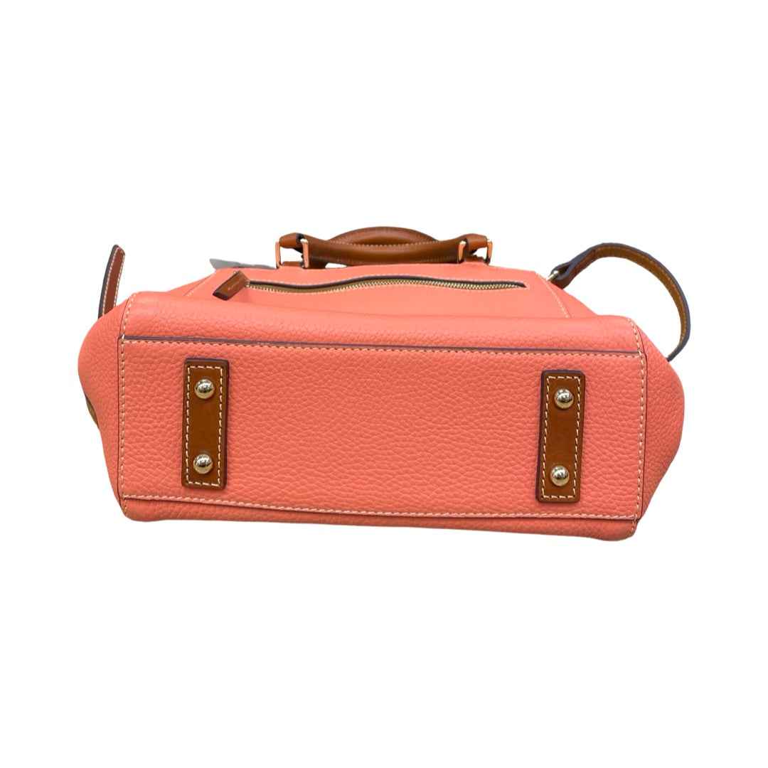 Handbag Designer By Dooney And Bourke In Coral, Size:Small