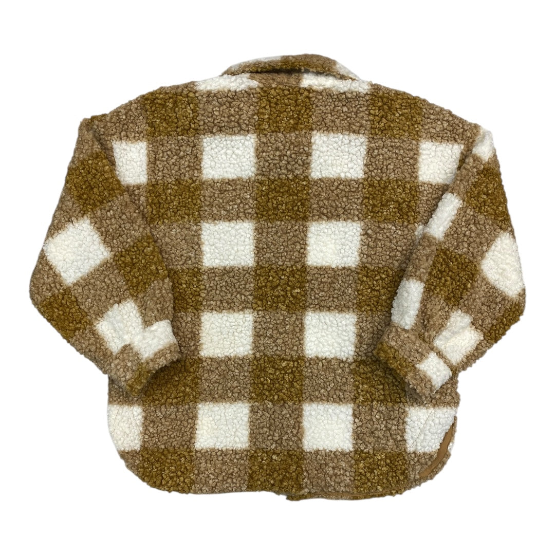 Jacket Faux Fur & Sherpa By Blu Pepper In Multi, Size:S