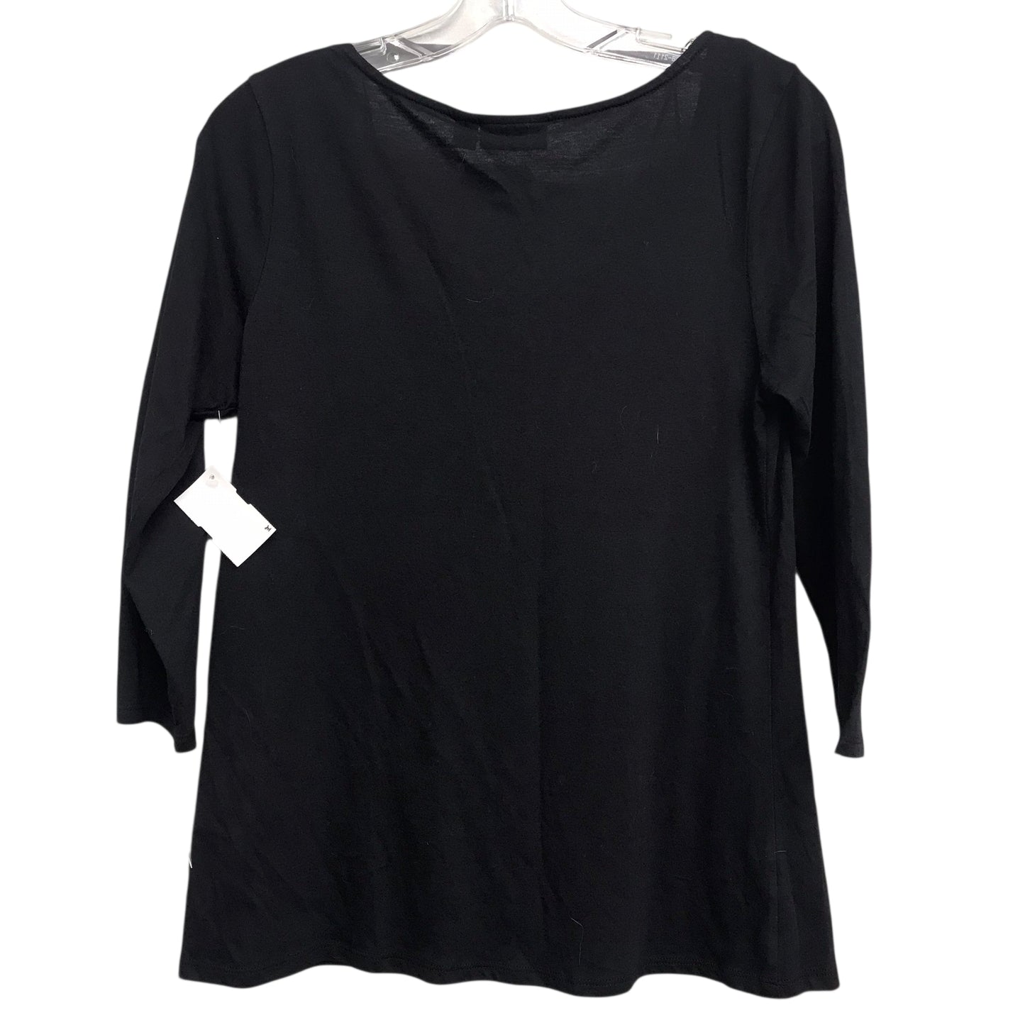 Top 3/4 Sleeve By Elle In Black, Size:S