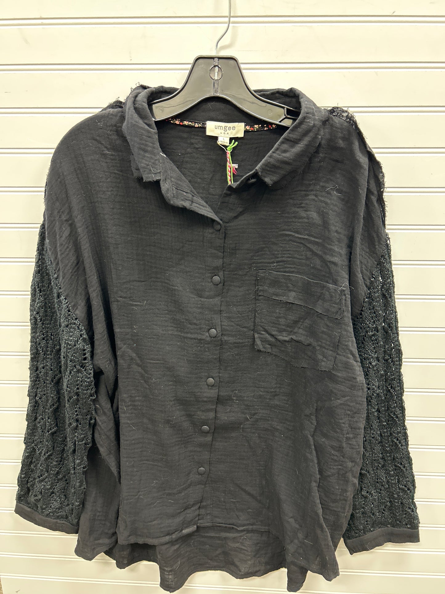 Top Ls By Umgee In Black, Size:L