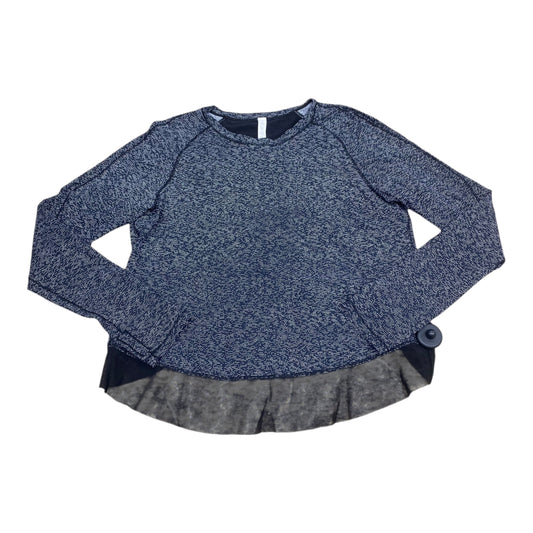 Athletic Top Ls Crewneck By Lululemon In Polkadot Pattern, Size:8