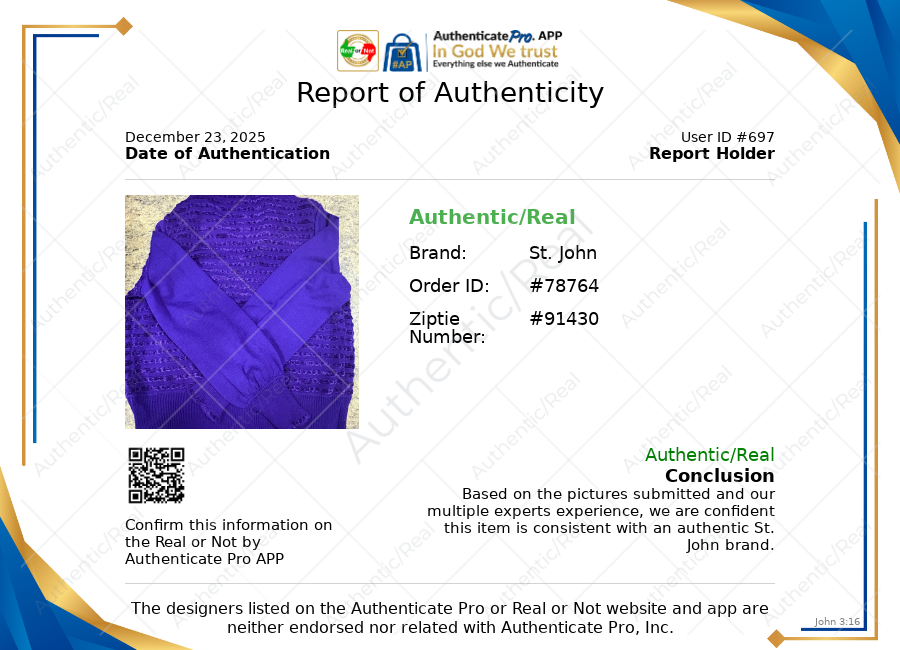 Sweater Cardigan Luxury Designer By St John Collection In Purple, Size: L